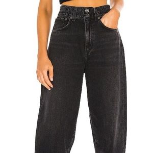 Agolde Elasticized Balloon Taper Jeans in Superstition - 26 (NWT)